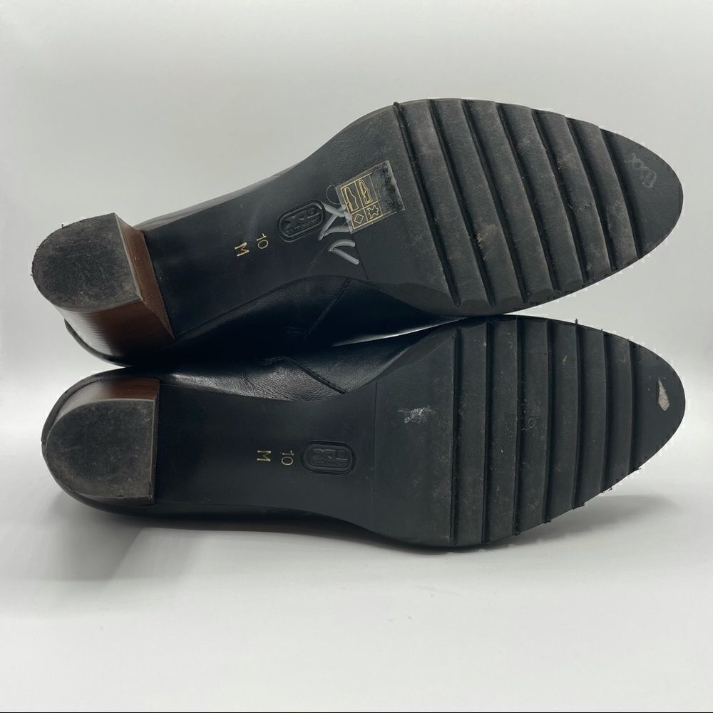 Rangoni Amalfi Black Leather Ankle Boots 10 - Picture 4 of 5